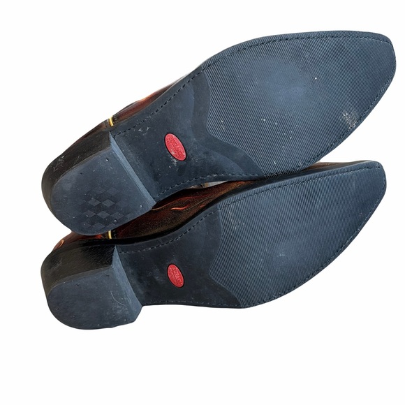 Durango red flame embossed leather western boots - Picture 6 of 7